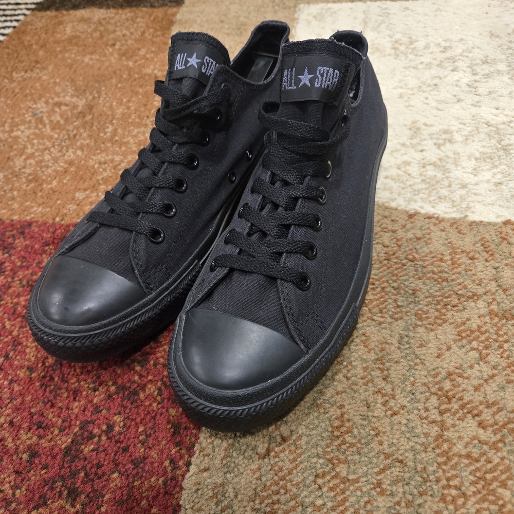 Converse All Star Black Canvas Sneakers - Picture 2 of 11